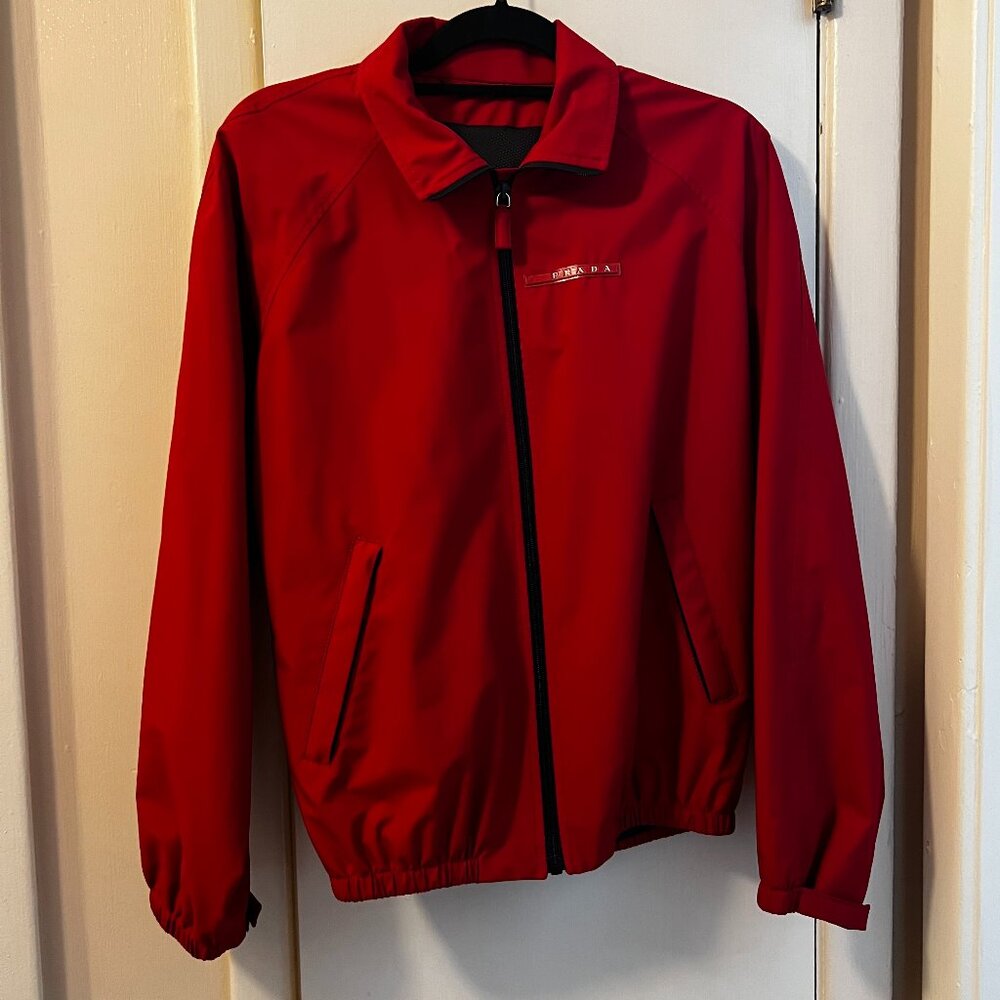Prada Jacket/Windbreaker - Red